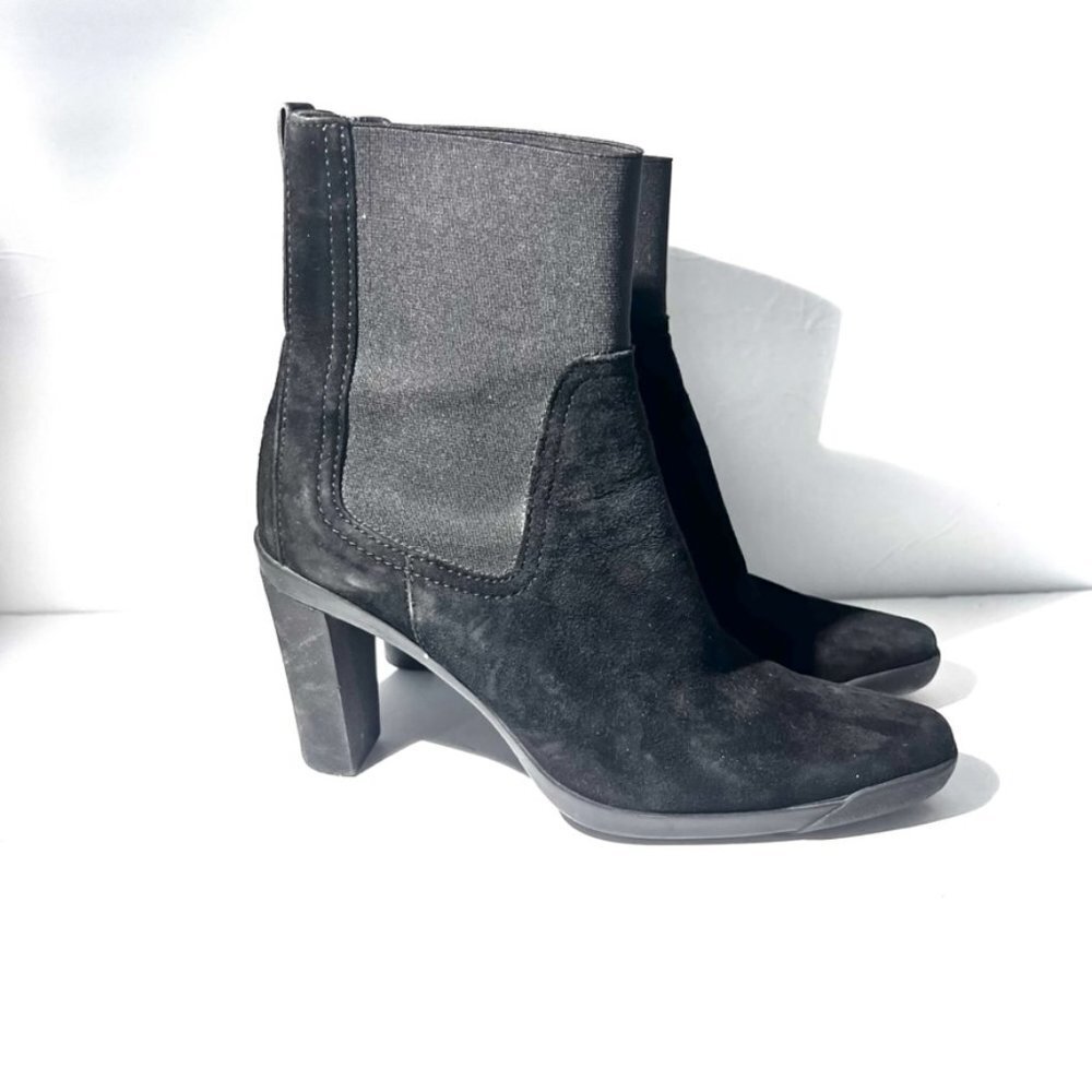 Hogan Suede High Heel Ankle Boots
